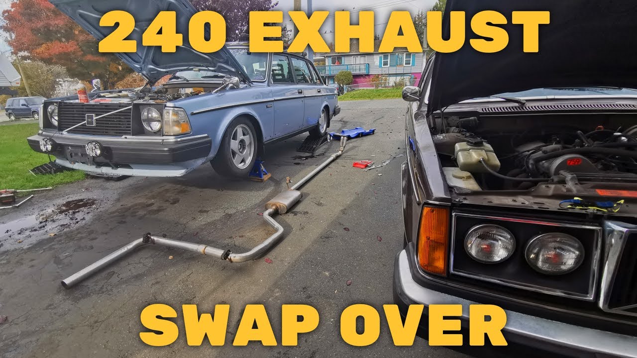 Swapping Exhausts | Volvo 240