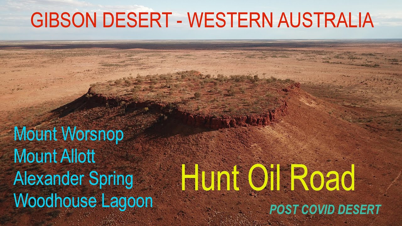 Hunt Oil Road - Remote Locations in the Gibson Desert.