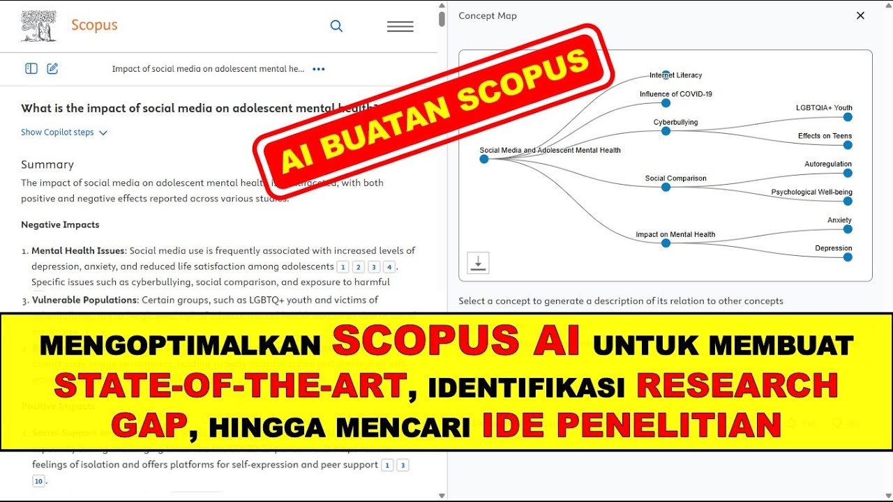 SCOPUS AI dari Elsevier! Bisa Ringkas State-of-the-Art, Cari Research Gap, & Rekomendasi Riset!