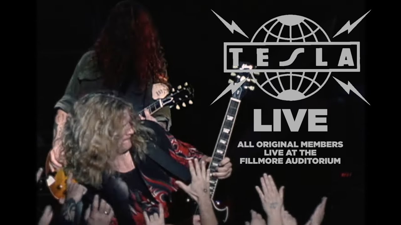Tesla - LIVE from Fillmore SF Pro Shot - The Original LINEUP