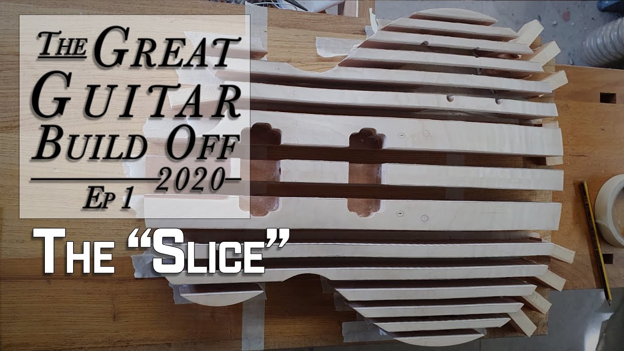 My Great Guitar Build Off 2020 Ep. 1 Taking a Kit Guitar & cutting it up into many tiny pieces!