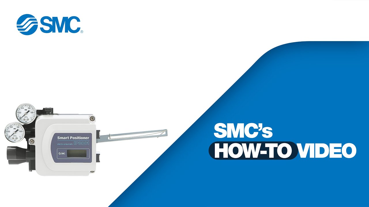 SMC IP8001+CP96 - All-in-One: Positioner + Cylinder