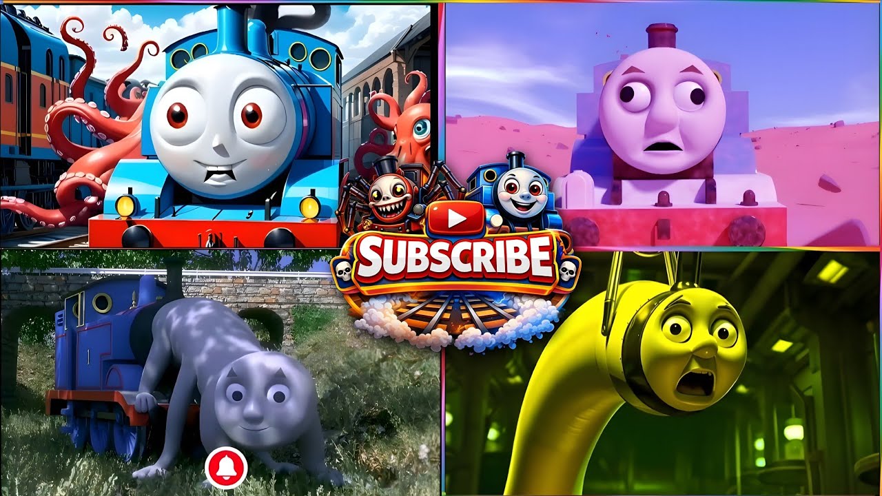 Cursed Thomas EXE 🆚 Cho Cho Charles 🚂🆚 TRAIN THOMAS EATER✅ Coffin Dance Battle tiles hop 🗯🎶