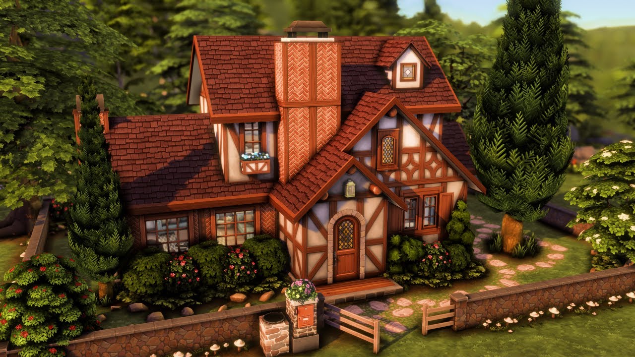 Cordelia&rsquo;s Secret Cottage 🍄 The Sims 4 Speed Build | No CC