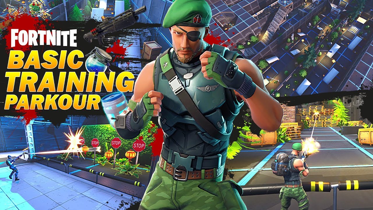 Basic Training Parkour #Fortnite 💀 #FortniteCreative