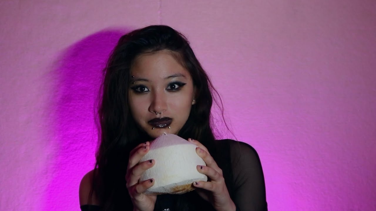 ASMR head massage but you're a coconut (unique scratching sounds)