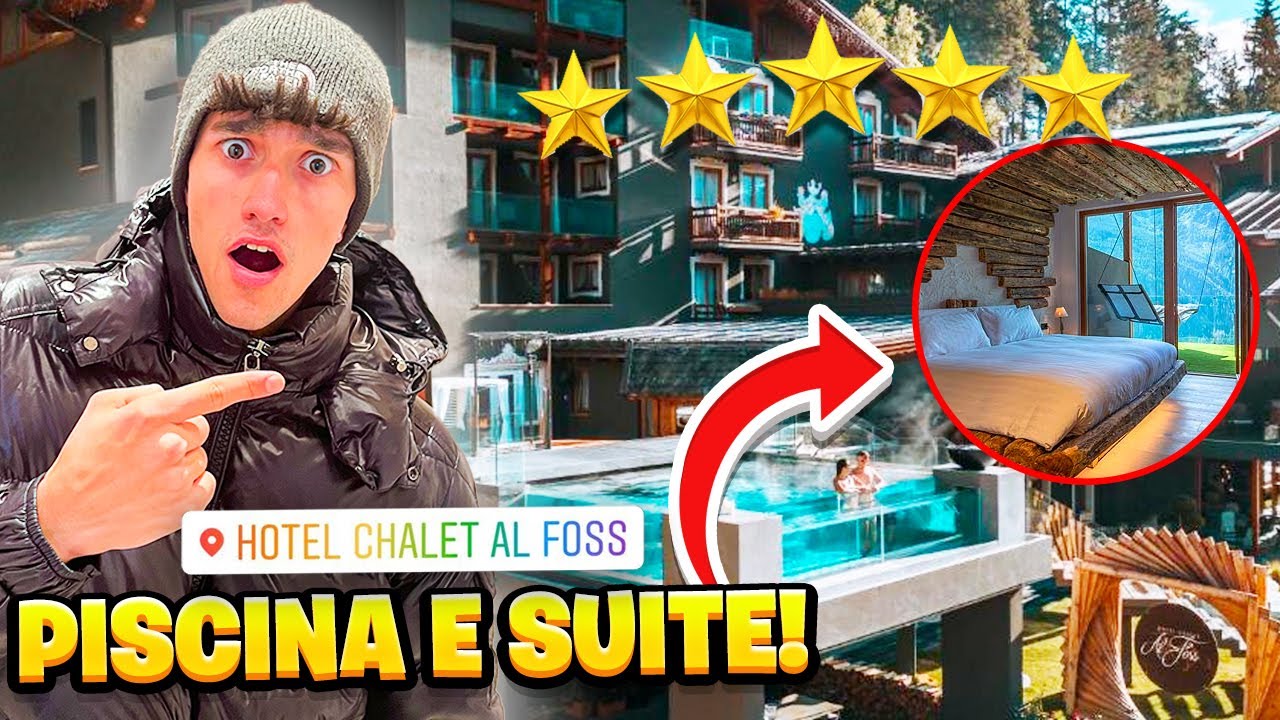 ECCO il TOUR del MIO HOTEL a 5 STELLE in MONTAGNA! *PISCINA e SUITE*