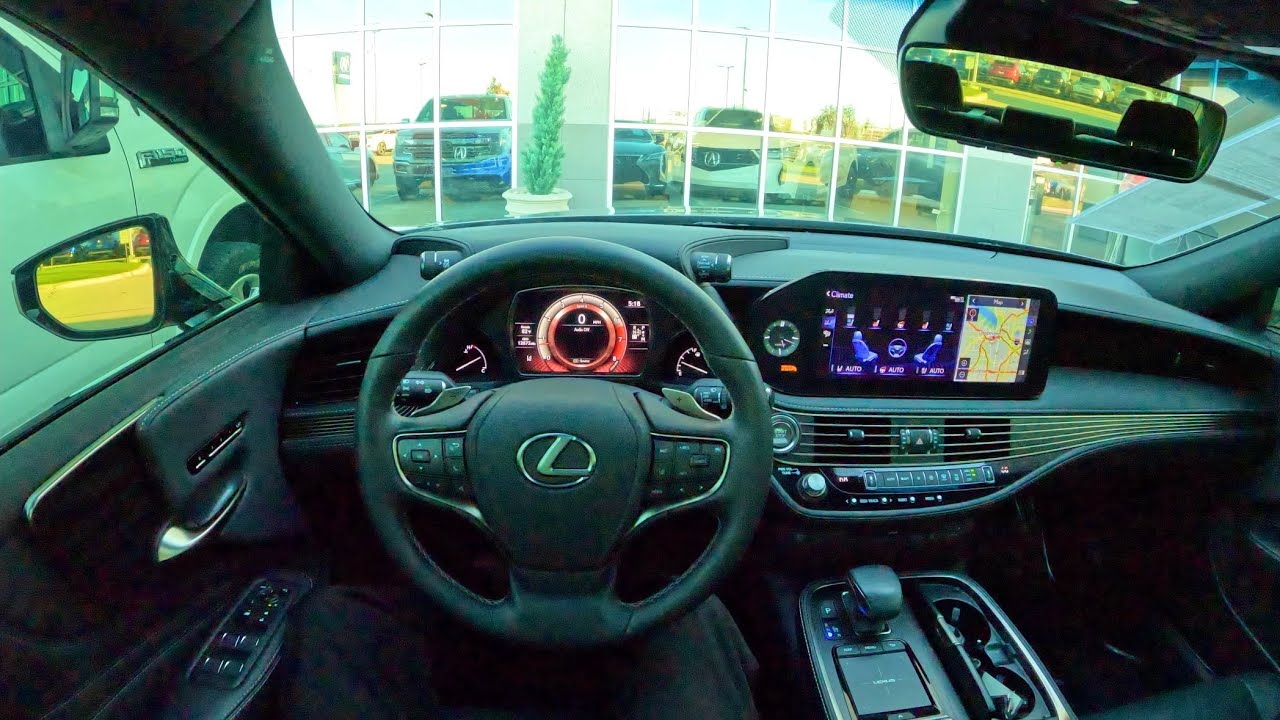 Lexus LS 500 2022 года — тест-драйв от первого лица.