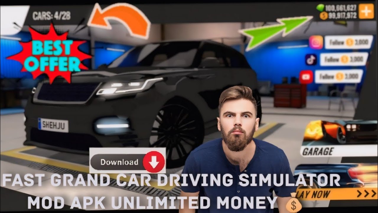 Fast and Grand Car Driving Simulator Mod Apk Unlimited Money 💰
