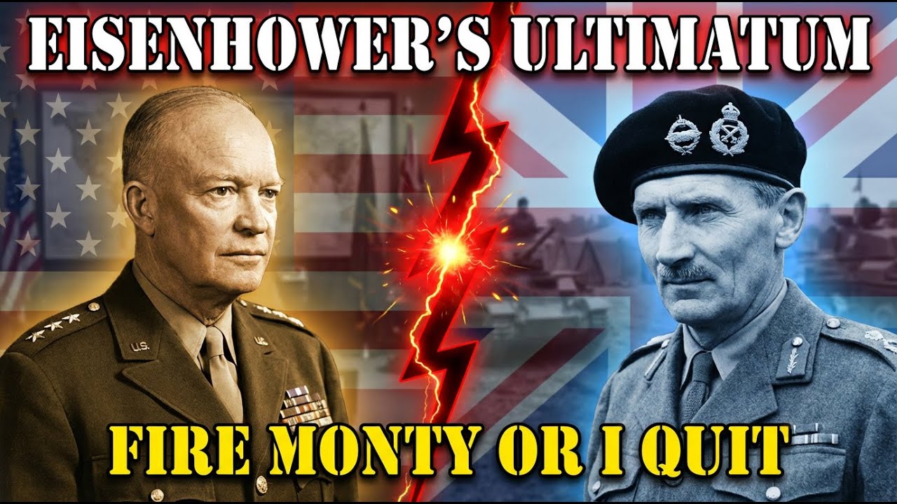 The Day Eisenhower Threatened to Fire Montgomery | WWII's Greatest Command Crisis