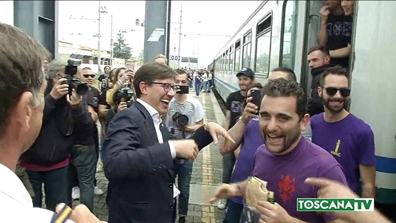 2019-04-25 FIRENZE - UN TRENO CHARTER PER I TIFOSI VIOLA