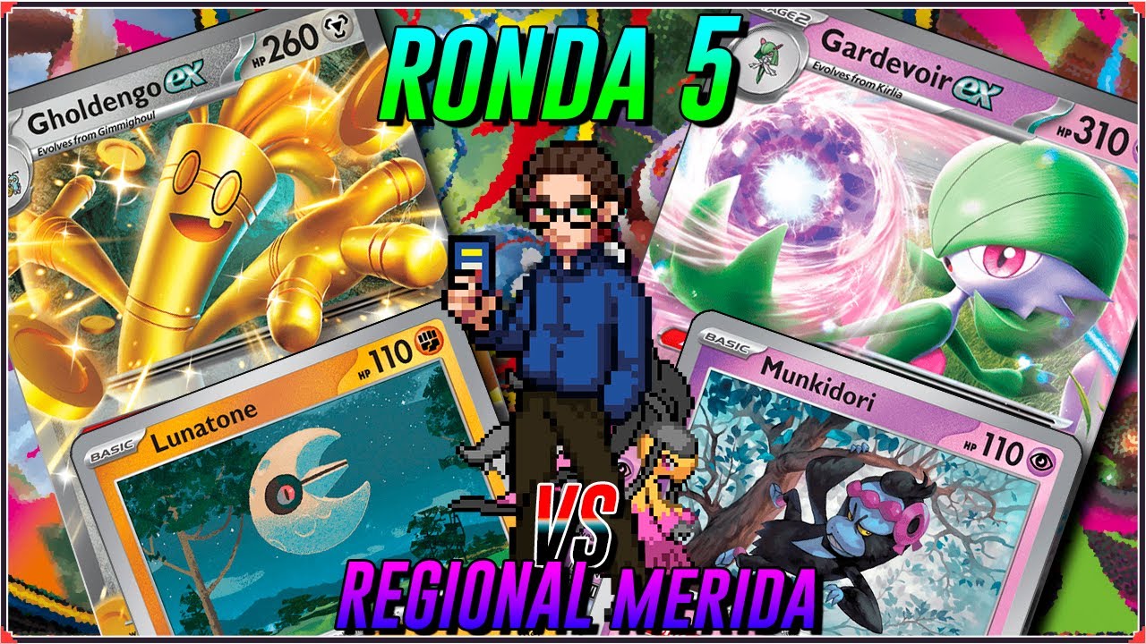 Ronda 5 TCG POKEMON MERIDA Regional en ESPAÑOL | Gholdengo ex  VS Gardevoir ex