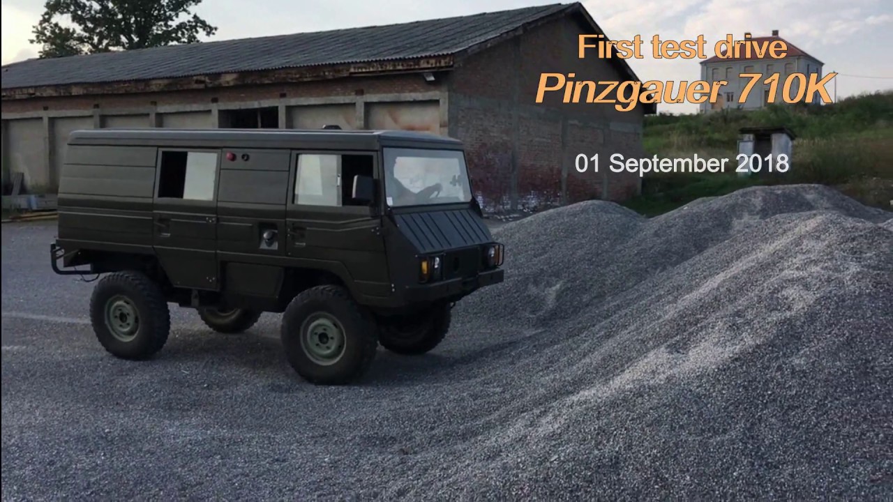 Pinzgauer 710K, Test Drive