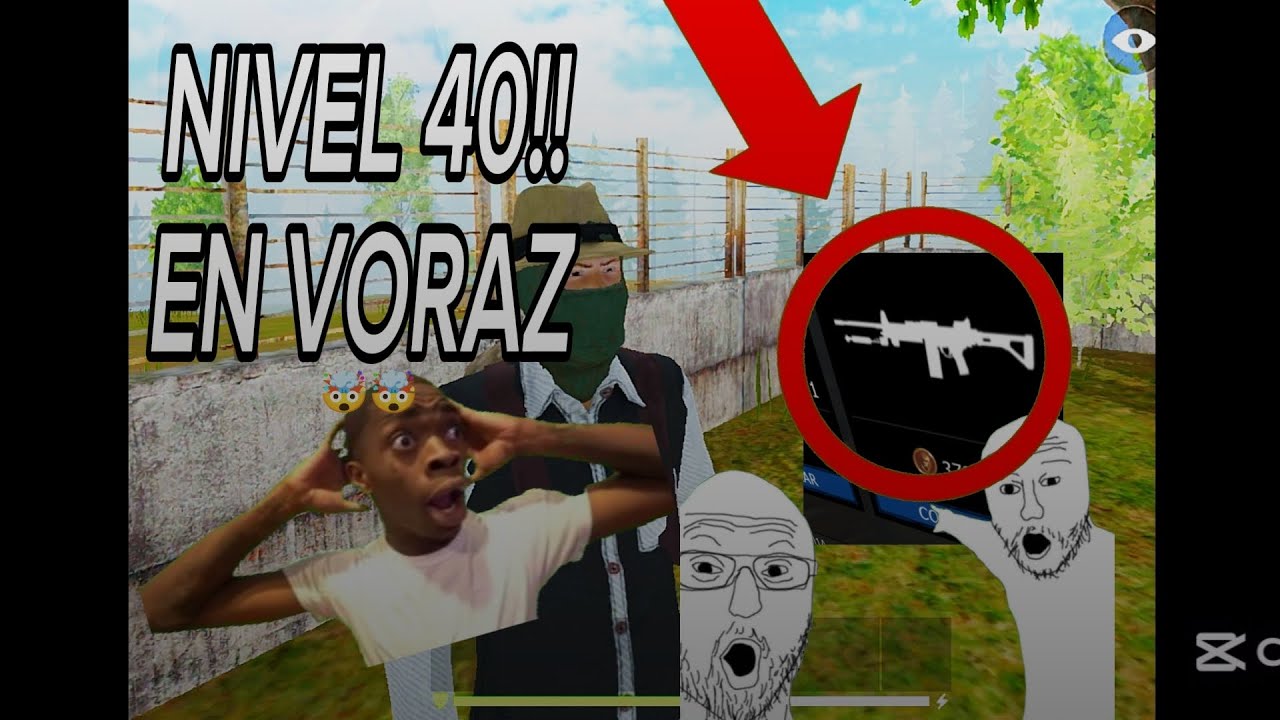 VORAZ zombie survival - ¡SUBIENDO A NIVEL 40! ✅🔥.  Final inesperado 💢😹