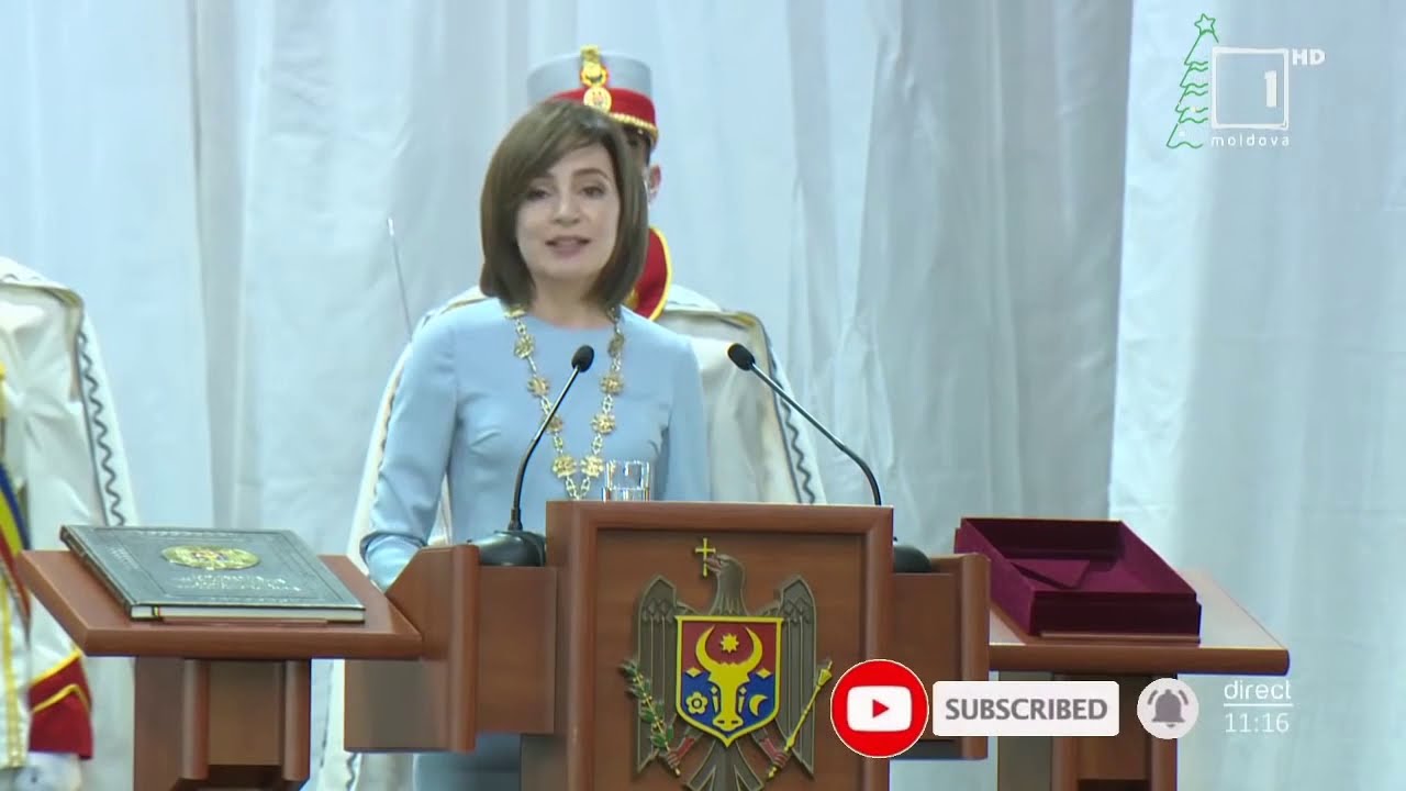 Discursul inaugural al Președintelui Republicii Moldova, Maia Sandu