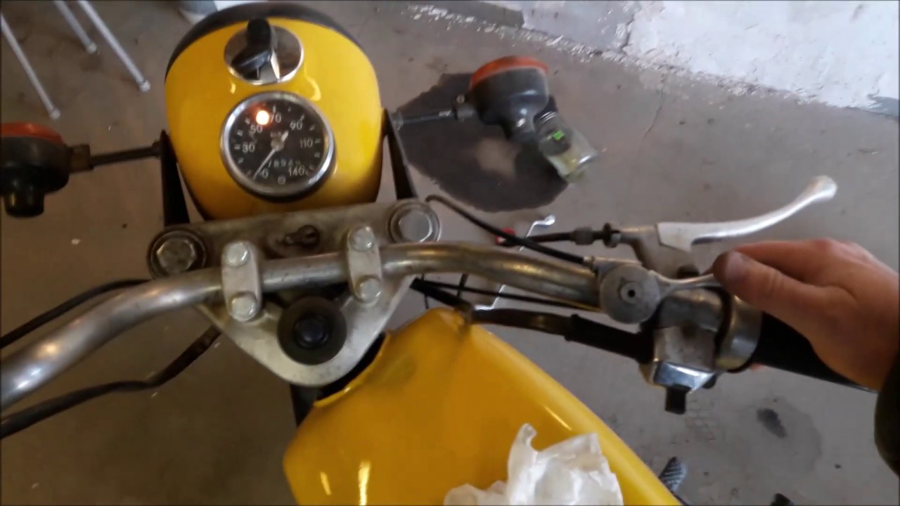 MZ TS-125 1977 udane odpalenie i ładowanie akumulatora v.2