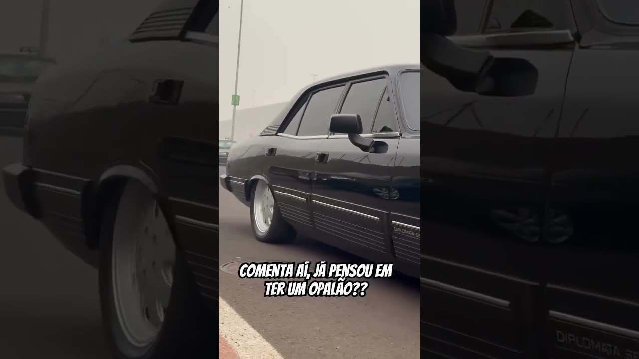 Opala diplomata preto, o sonho de muitos antigomobilista! #opala #diplomata #opalapreto