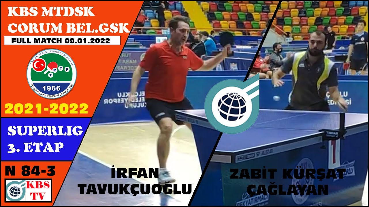 Z.KÜRŞAT ÇAĞLAYAN - İRFAN TAVUKÇUOĞLU (ÇORUM BELEDİYESİ GSK - KBS MTDSK) MAÇ 3