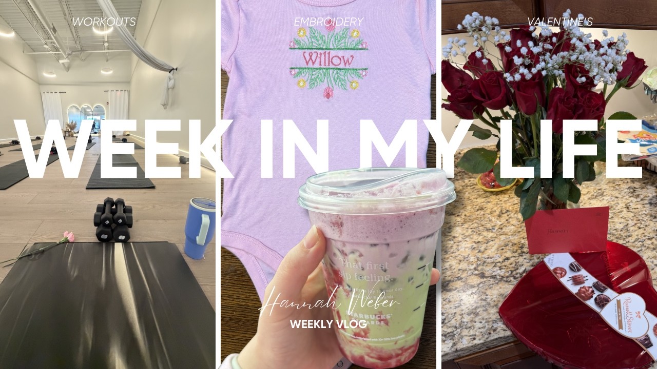 Float Nurse Work Week in My Life | Embroidery Projects, Starbucks  Taste Test & Valentine's Day
