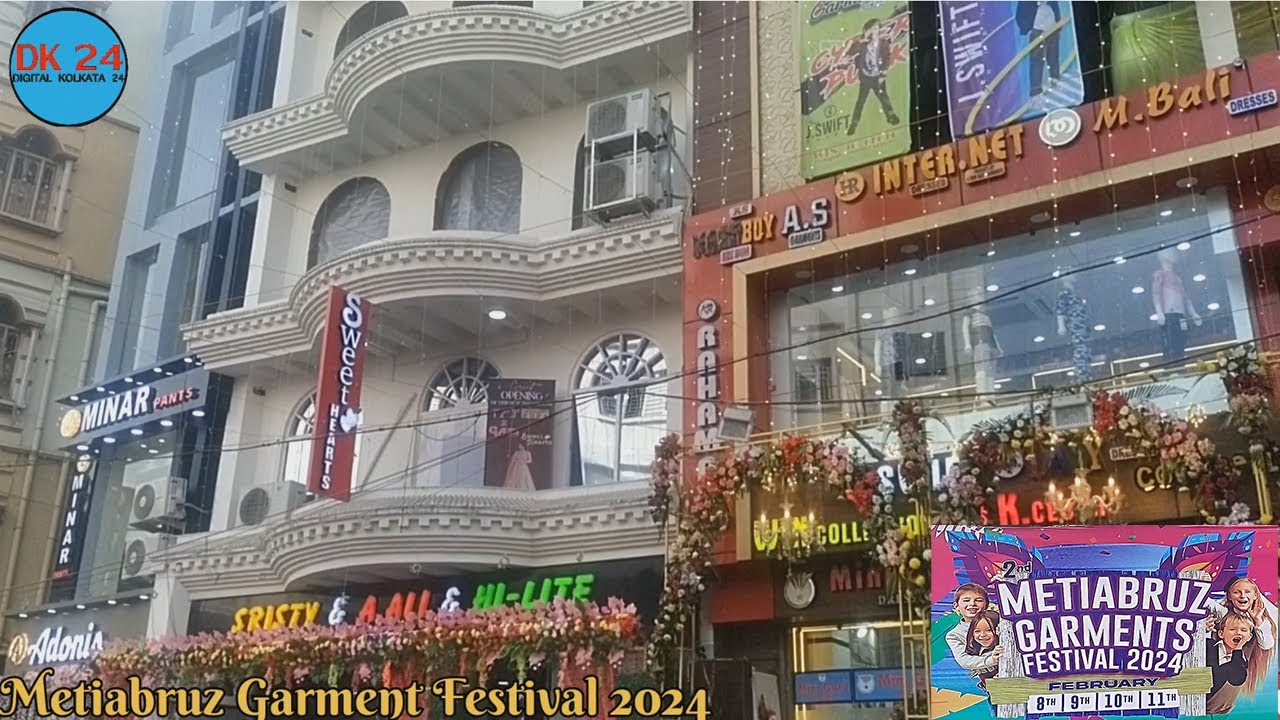 এশিয়ার বৃহত্তম তৈরি পোশাকের বাজার | Metiabruz Garments Festival 2024 |  Market|Digital Kolkata 24|