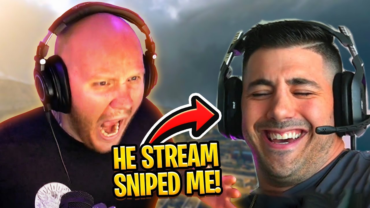 TIMTHETATMAN REACTS TO NICKMERCS STREAM SNIPING HIM!