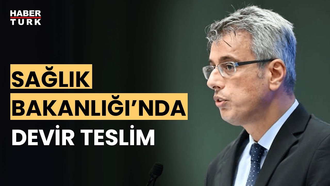 #CANLI - Fahrettin Koca görevi Kemal Memişoğlu'na devrediyor