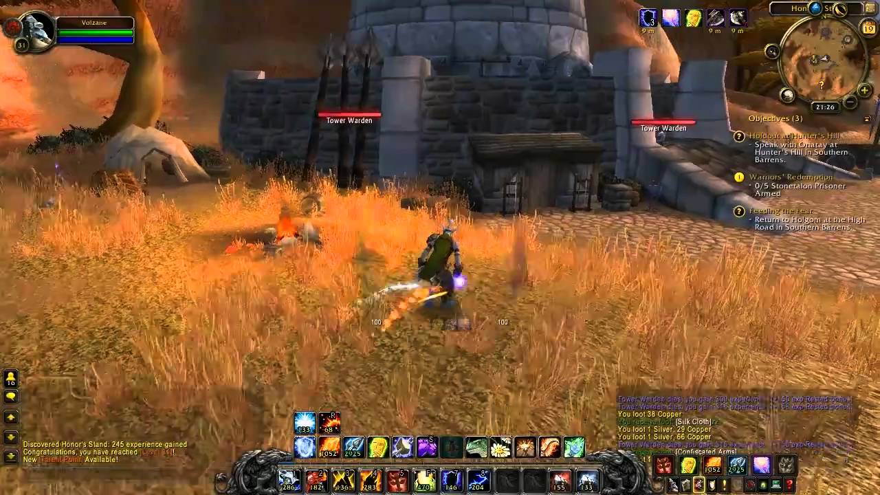 WoW Cataclysm Guide - Southern Barrens Levelling part 1