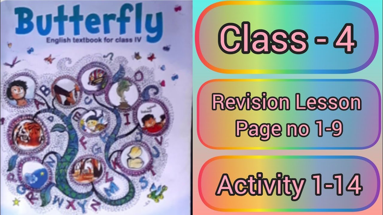 BUTTERFLY🦋||CLASS -4📖||Revision Lesson||Page no 1-9||West Bengal Board 