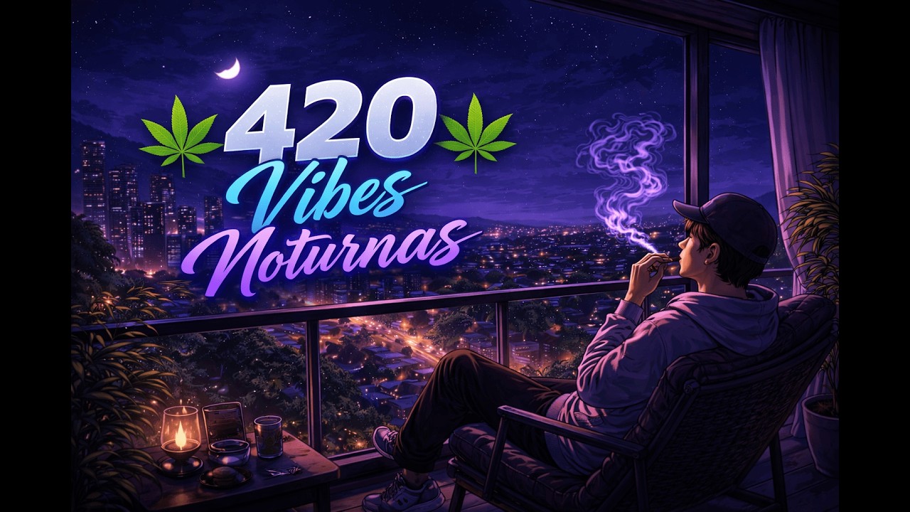 420 Vibes Noturnas – Chill Rap & Trap Lo Fi para Relaxar, Brisar e Viajar 🌙💨