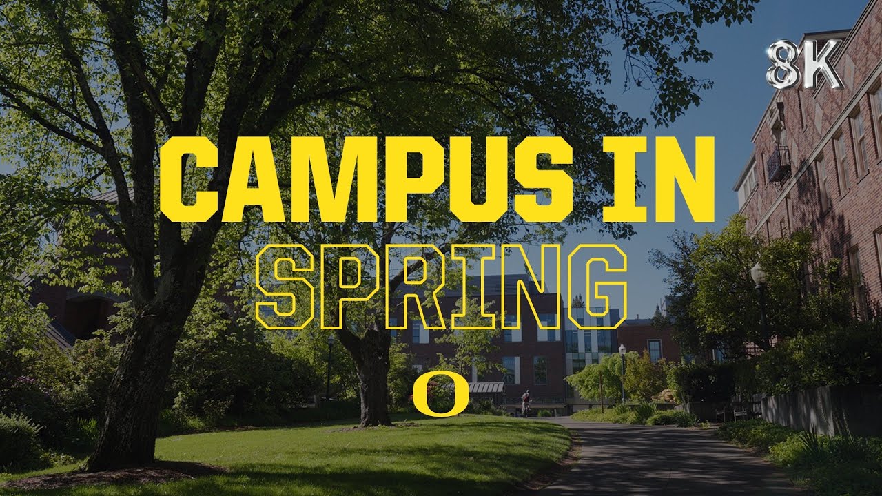 University of Oregon Campus | Spring in 8K
