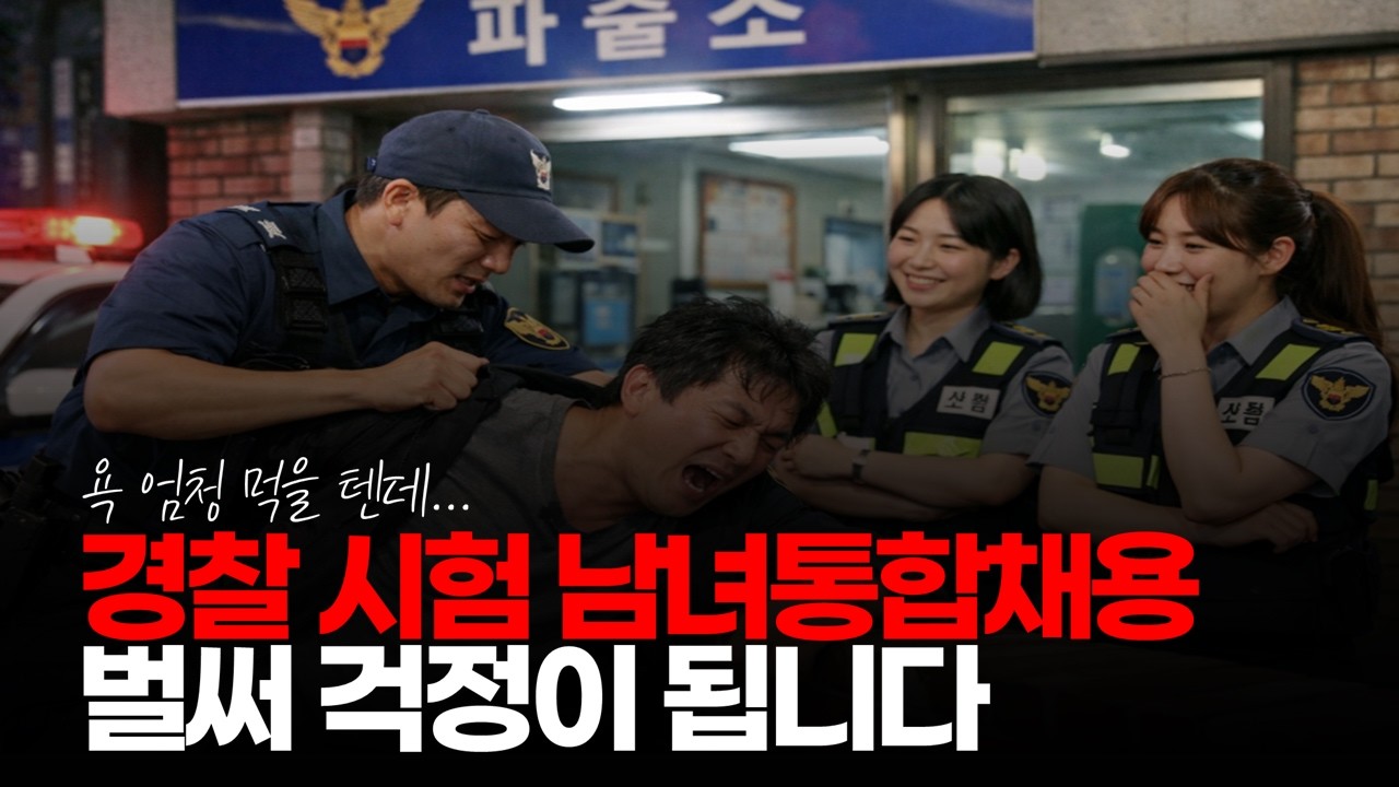 (※시청자댓글) 올해는 경찰 시험 남녀통합채용으로 바뀌었는데... 벌써부터 걱정이 됩니다. #경찰시험 #남녀통합채용 #경찰공무원