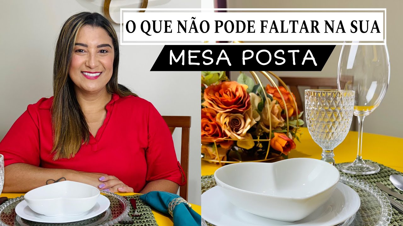 MESA POSTA SIMPLES O QUE NÃO PODE FALTAR NA HORA DA MONTAGEM E ONDE POSICIONAR OS ITENS #mesaposta