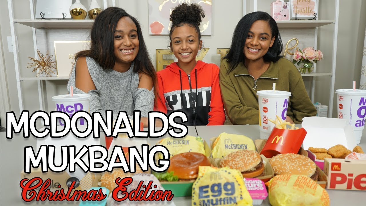 Huge McDonalds Mukbang - Vlogmas Day 9 | LexiVee03