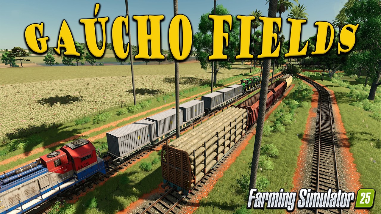 Поля Гаучо (Campos Ga&uacute;chos)?! НОВАЯ МОД-КАРТА! (ТУР/ОБЗОР!) Farming Simulator 25