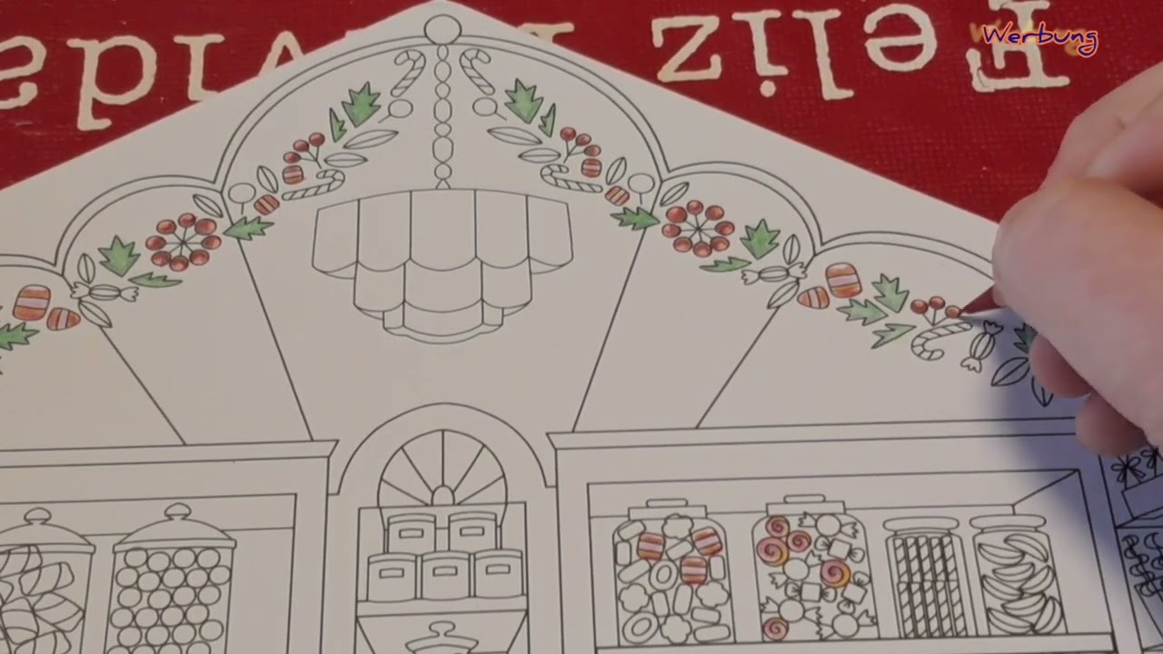 Festive Coloring - Sweet Factory-Teil 3 #malen #coloringbook 