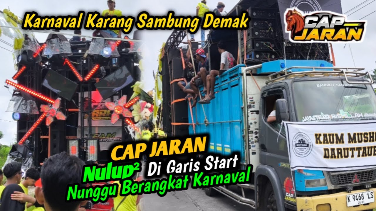 CAP JARAN Audio NULUP-NULUP🔥Di Garis Start Nunggu Berangkat Karnaval Karangsambung