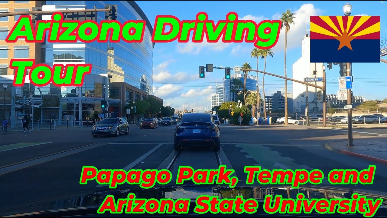 Papago Park to Tempe & the ASU Campus | A Calm Drive Through Arizona’s Desert Cityscape