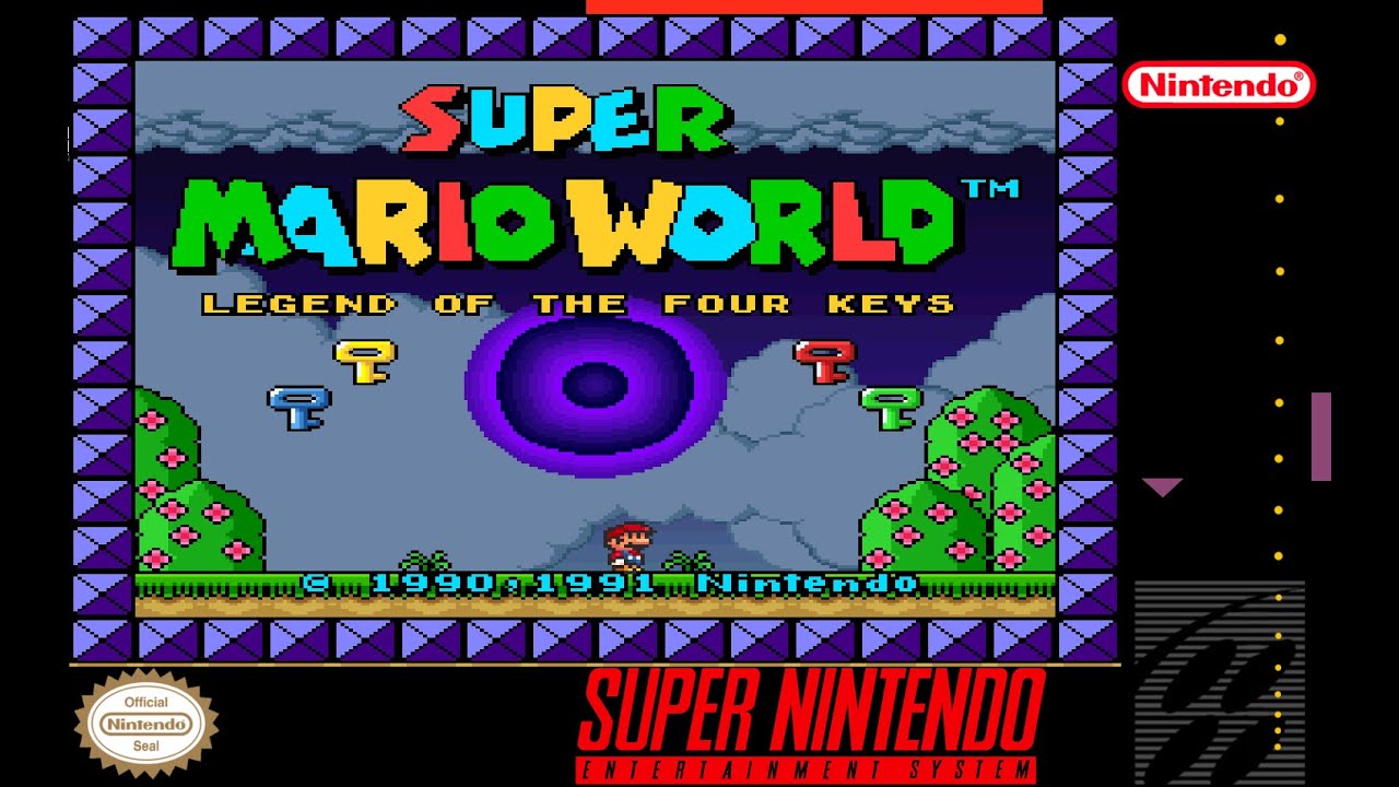 Super Mario World: Legend of the Four Keys (V1.4) (2025) SMW Hack Прохождение