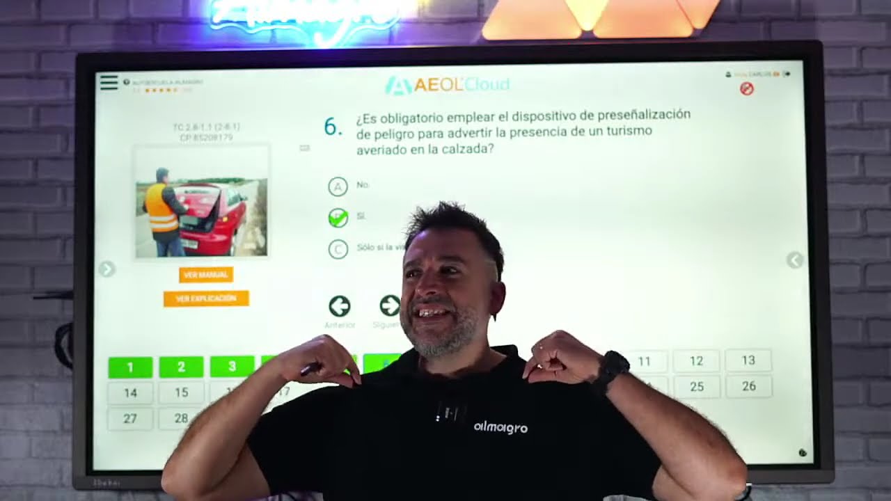 Test on-live de Autoescuela Almagro