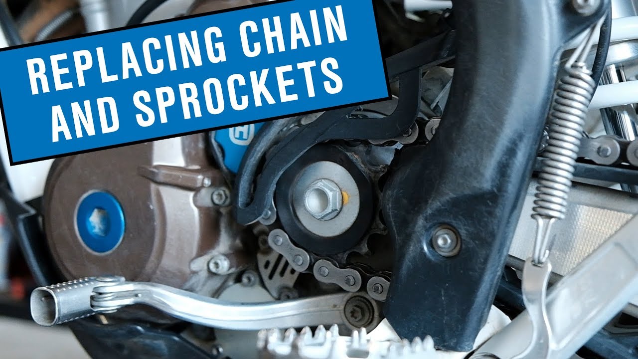 Husqvarna FE 350 - Replacing Chain, Guide/Sliders and Sprockets