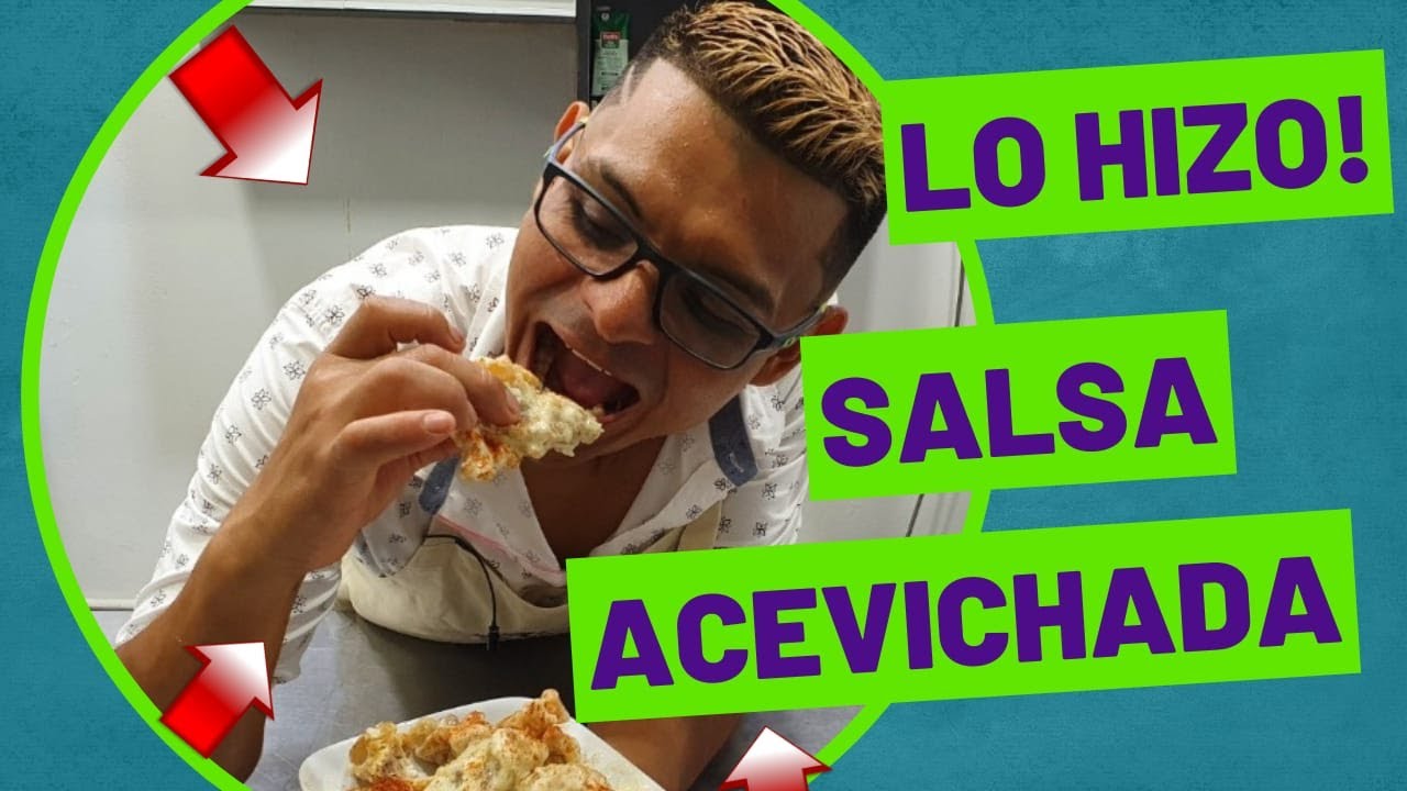 SALSA ACEVICHADA (ALITAS ACEVICHADA) salsa ideal para acompañar piqueos
