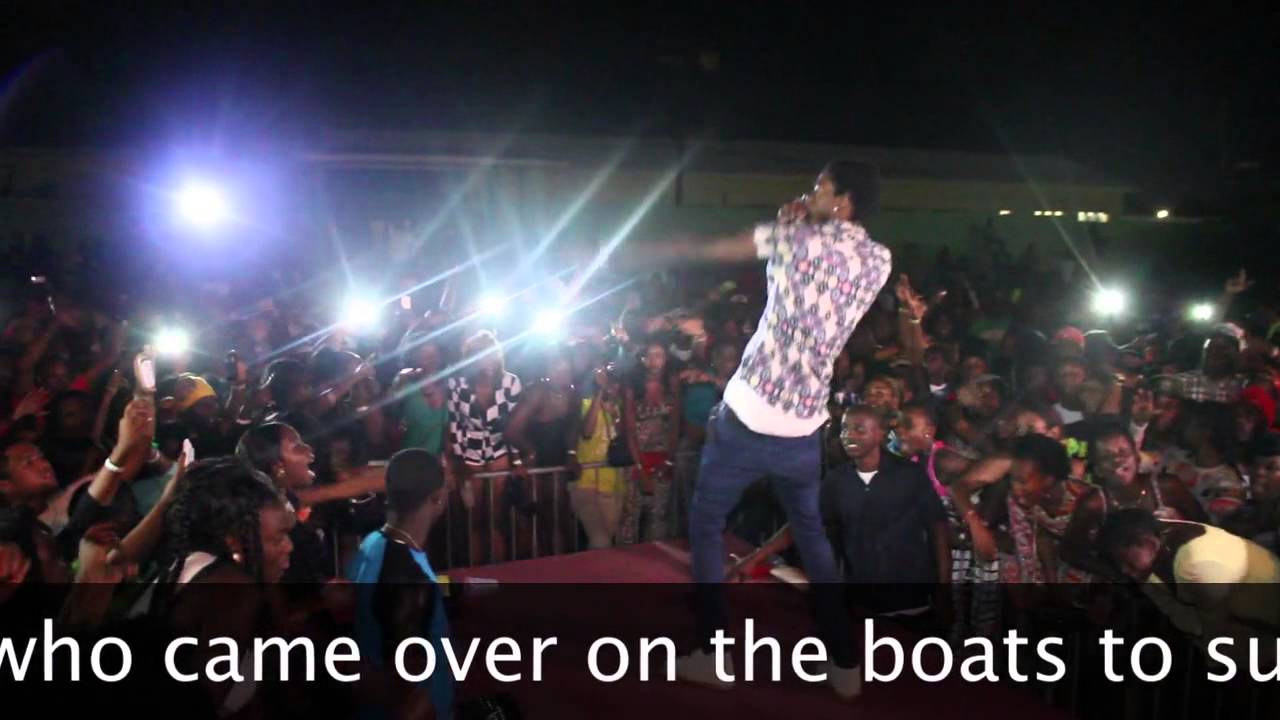 ALKALINE Live in St.Kitts For Summer Sizzle 2014 by Young Money Barbershop
