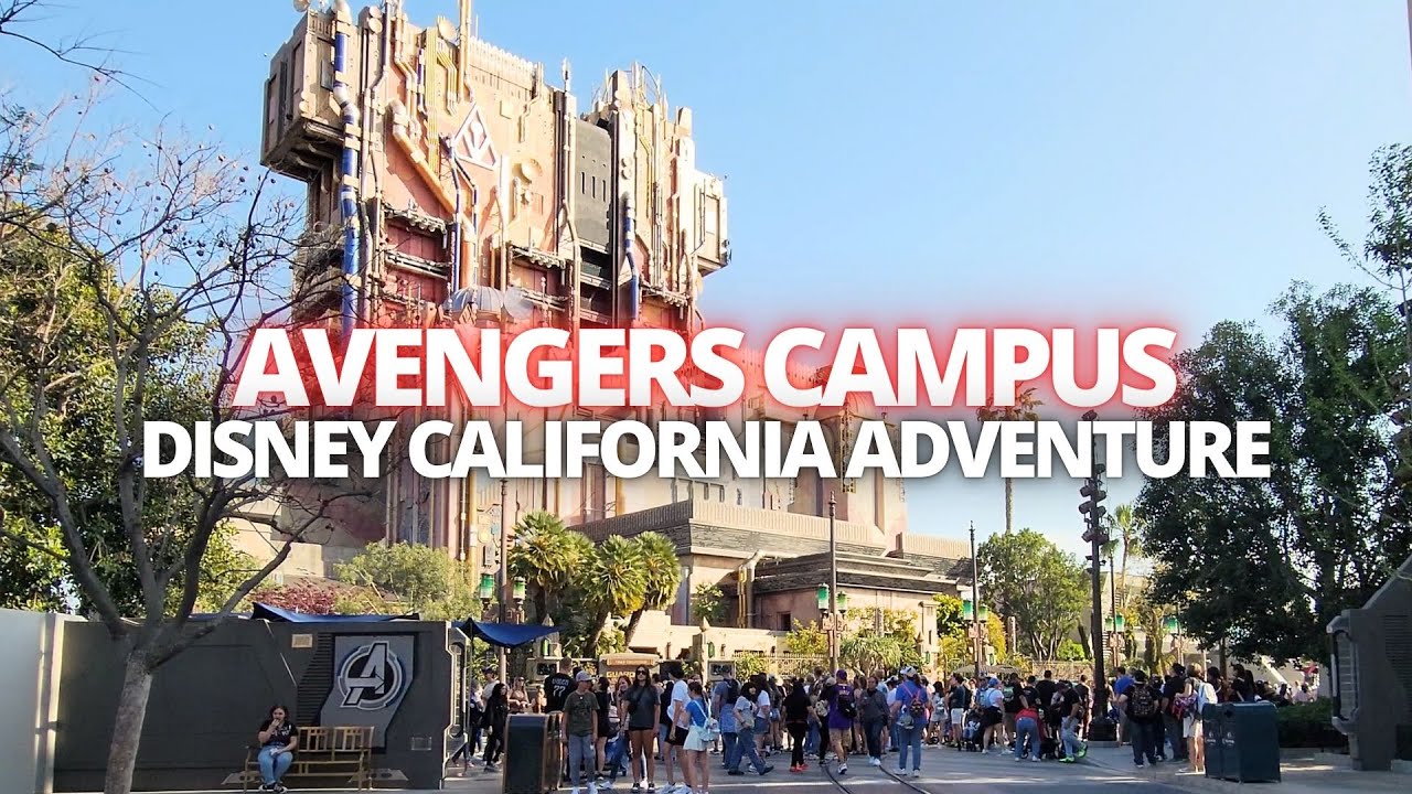 Exploring Avengers Campus in Disney's California Adventure Walking Tour #avengerscampus #avengers
