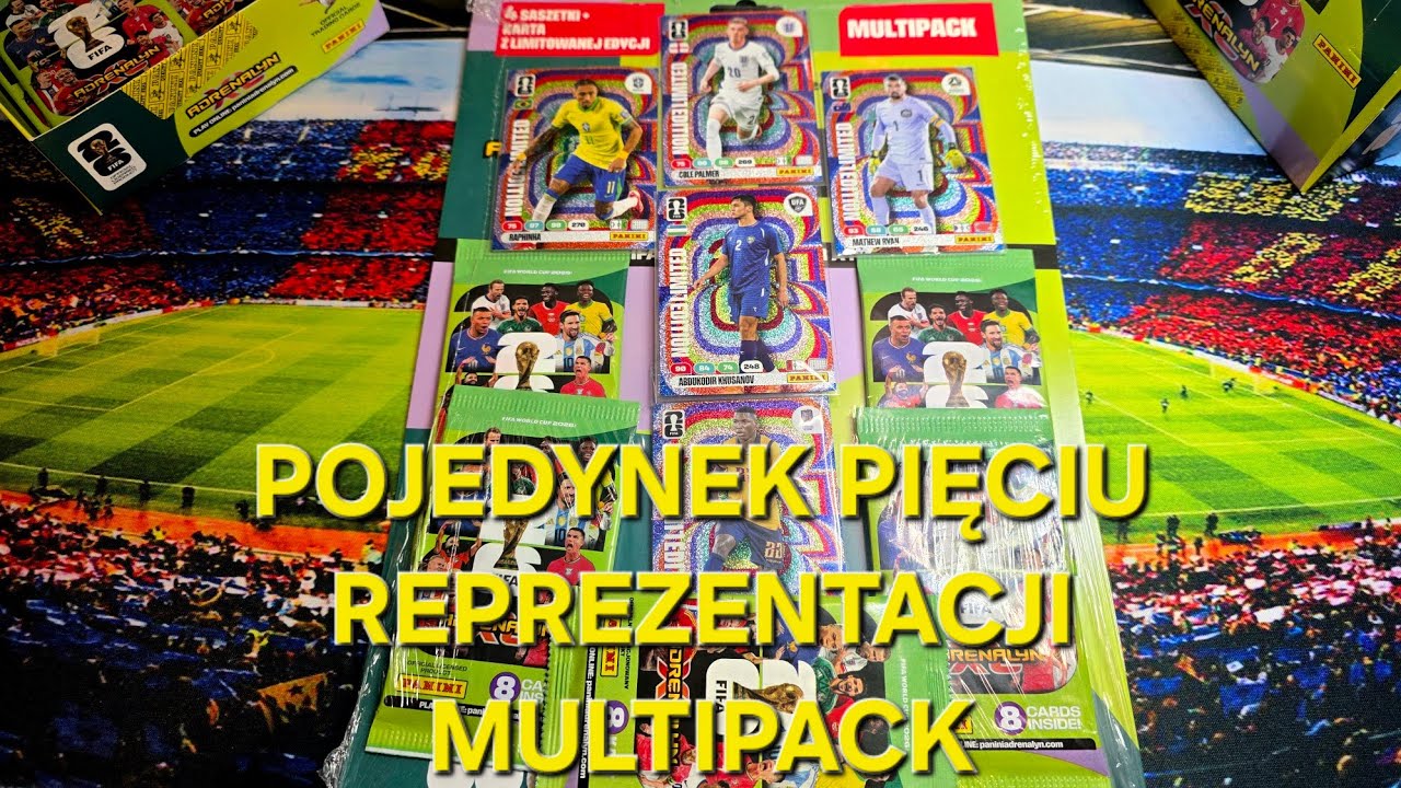POJEDYNEK PIĘCIU REPREZENTACJI MULTIPACK  FIFA WORLD CUP 2026 PANINI DANIELOS