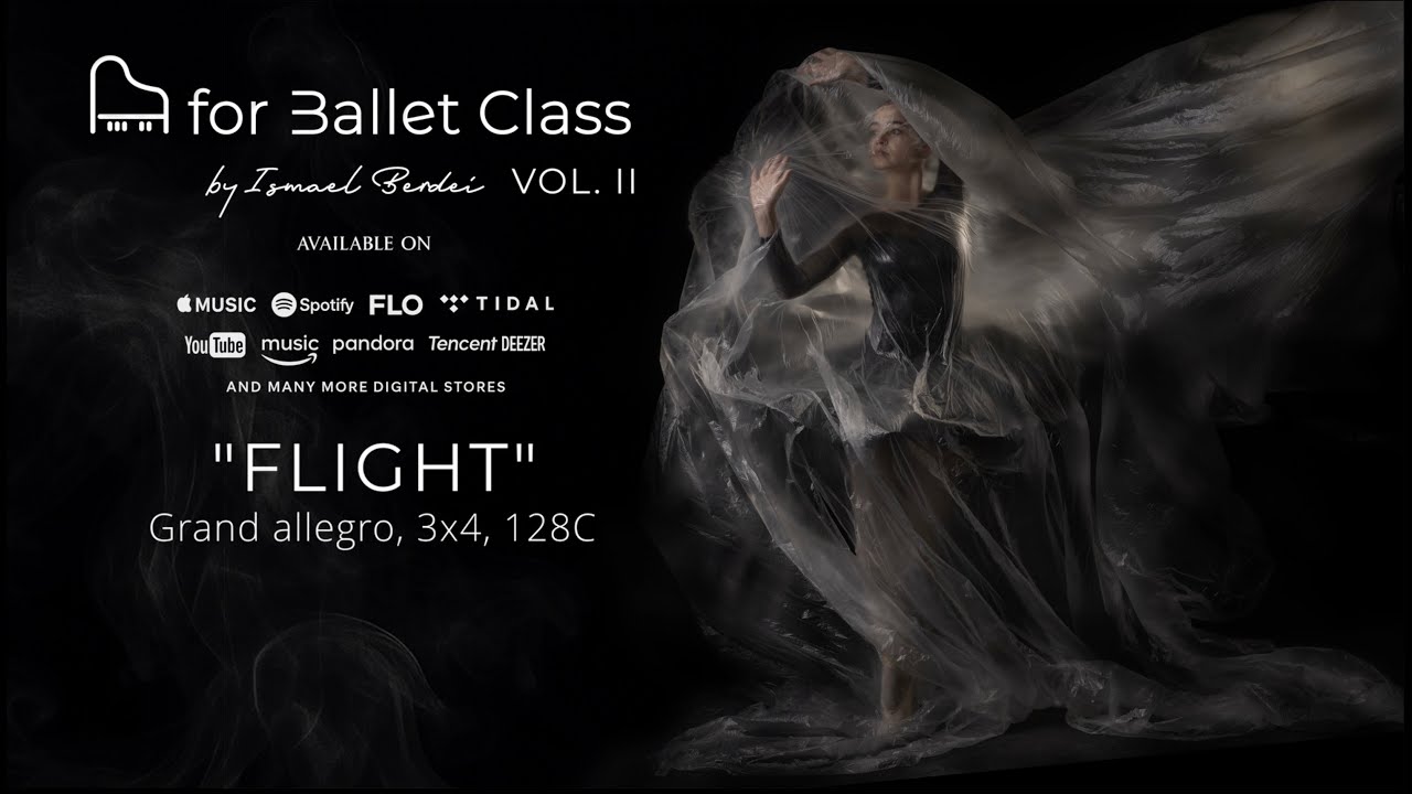 Grand allegro (3/4 · 128 C) FLIGHT | #balletmusic #musicforballetclass #pianoballet