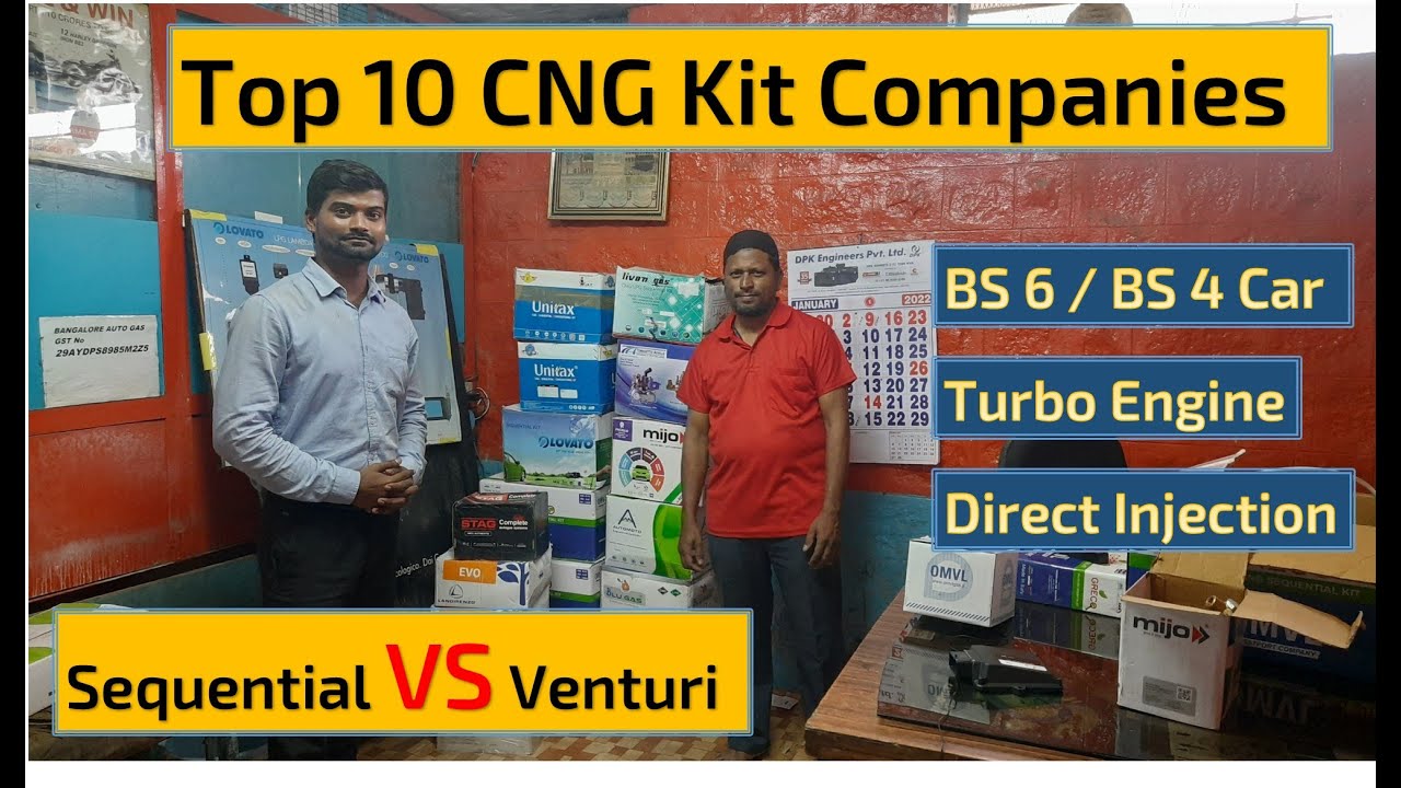 Top CNG kit Companies | Sequential Vs Venturi Kit | Best kit for BS6 and Turbo Engine