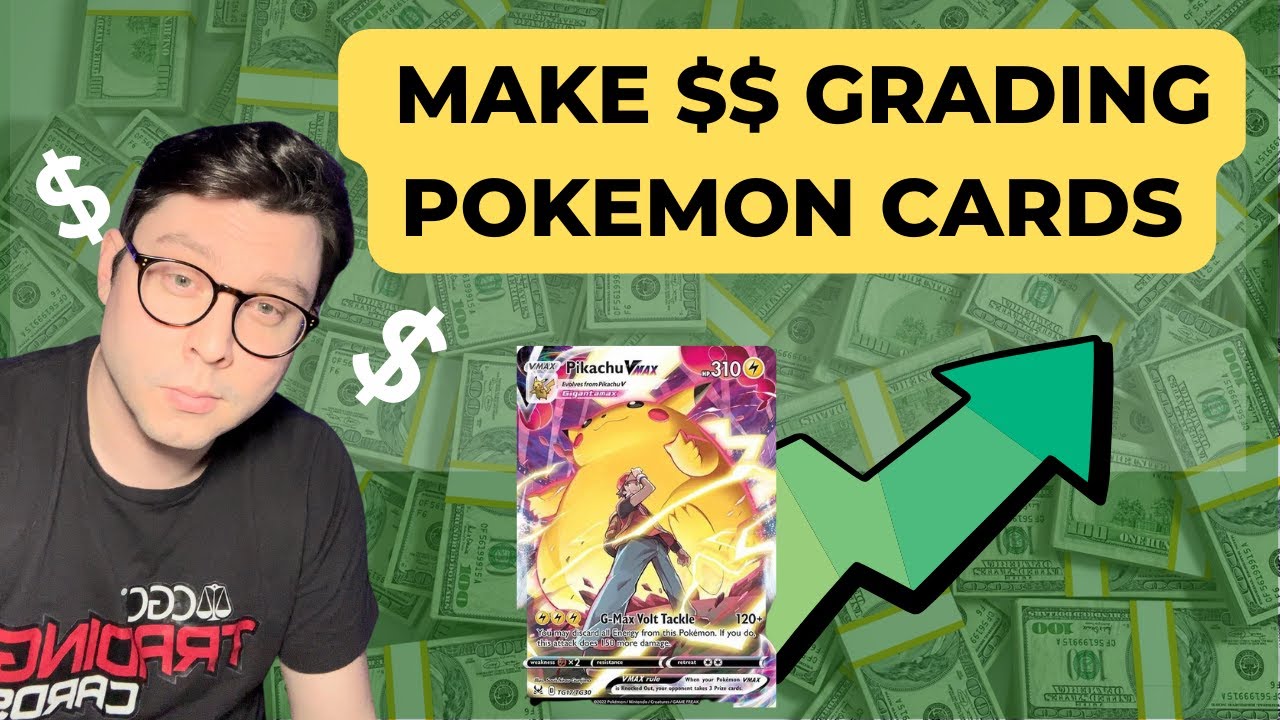 Make Money Grading Pokémon Cards -  Flipping and Investing With My Grading Profit Calculator!