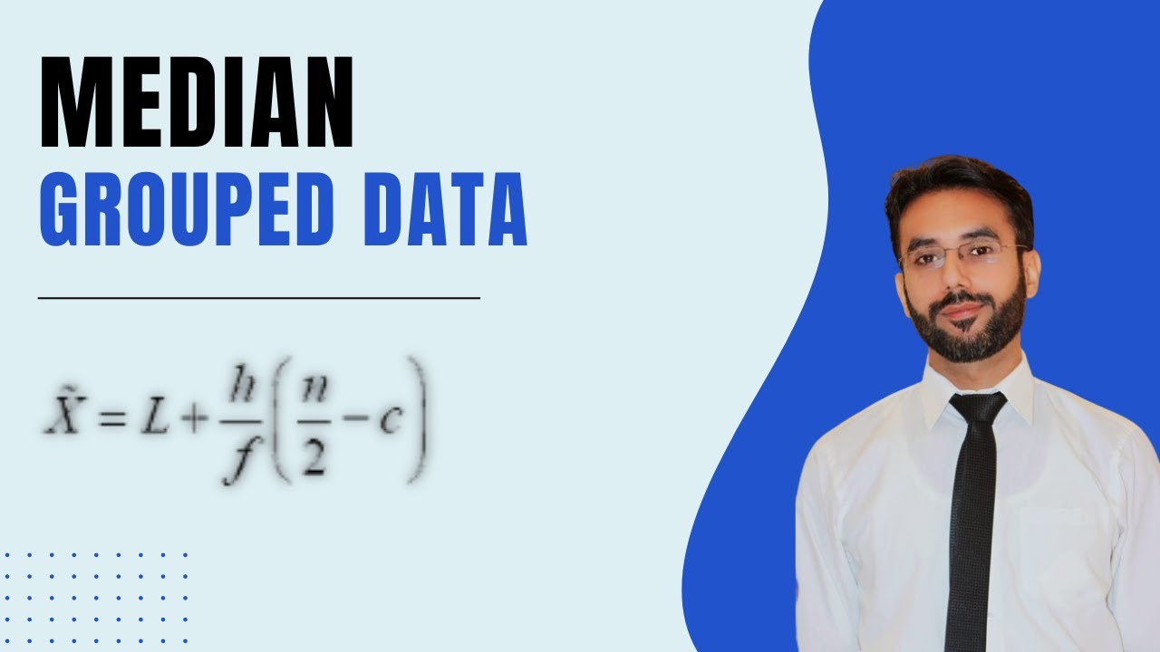 Median | grouped data | statistics | class 11 (Unit # 3)