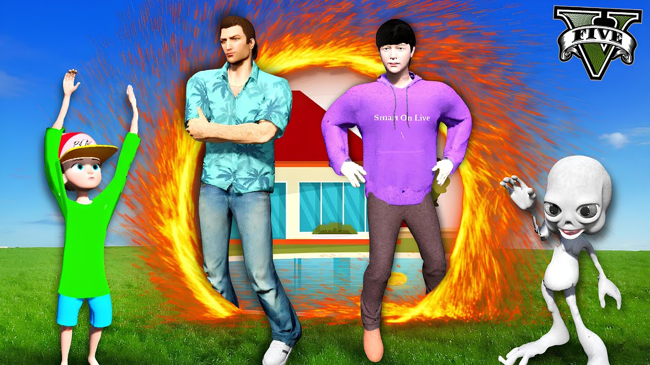 ကိုစမတ် GTA V ကမ္ဘာထဲကို ရောက်လာခဲ့ပြီ | SMART is Born in GTA V | SMART On Live