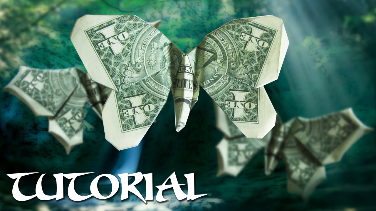 Origami $1 Butterfly Tutorial